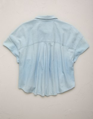 AE77 Boxy Chambray Shirt