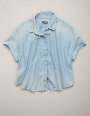 AE77 Boxy Chambray Shirt