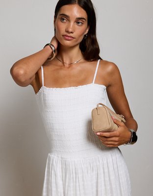 AE77 Smocked Maxi Dress