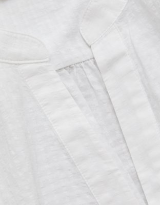 AE77 Split Neck Blouse