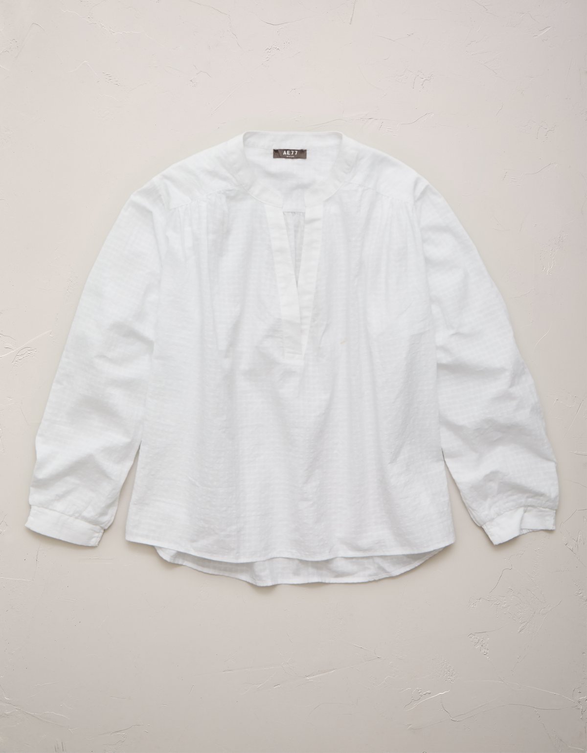 AE77 Split Neck Blouse - image 3