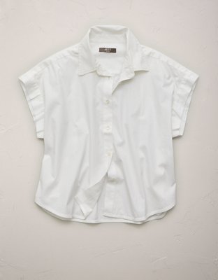 AE77 Cropped Short-Sleeve Shirt