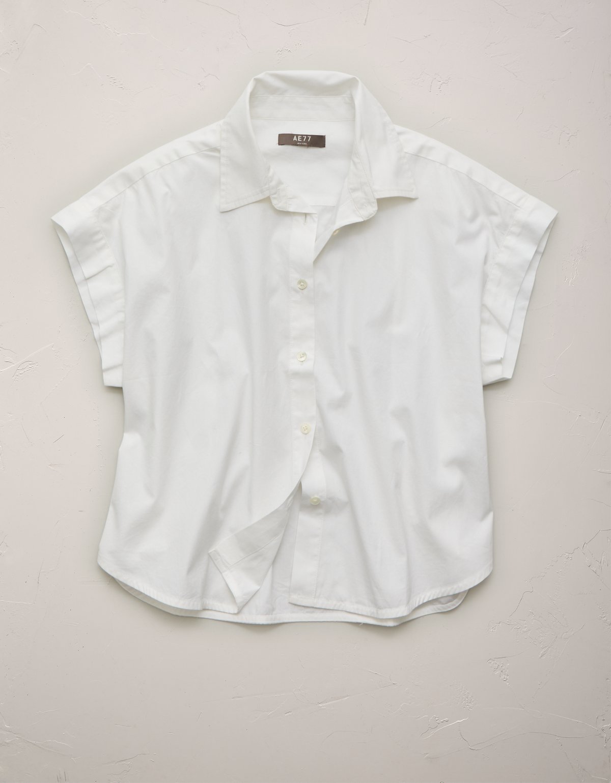 AE77 Cropped Short-Sleeve Shirt - image 3