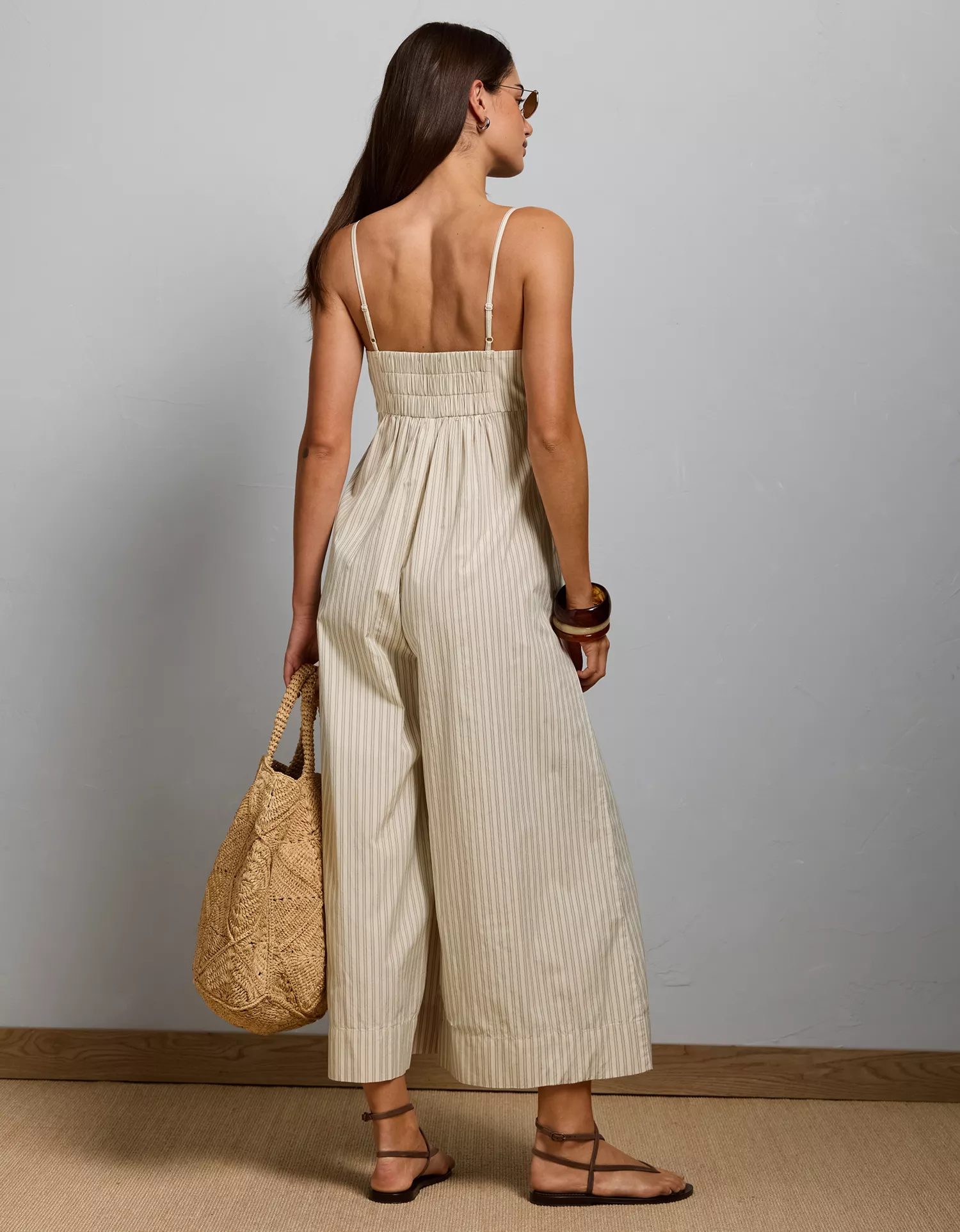 AE77 Strappy Wide-Leg Jumpsuit - thumbnail 8