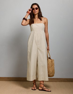 AE77 Strappy Wide-Leg Jumpsuit | American Eagle