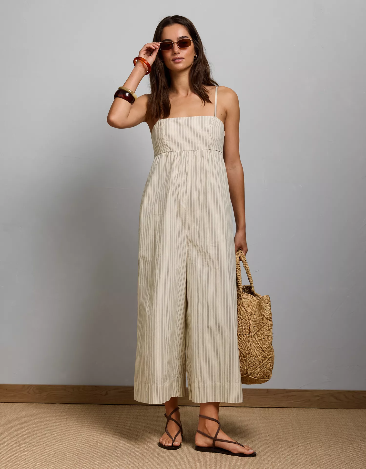AE77 Strappy Wide-Leg Jumpsuit - thumbnail 7