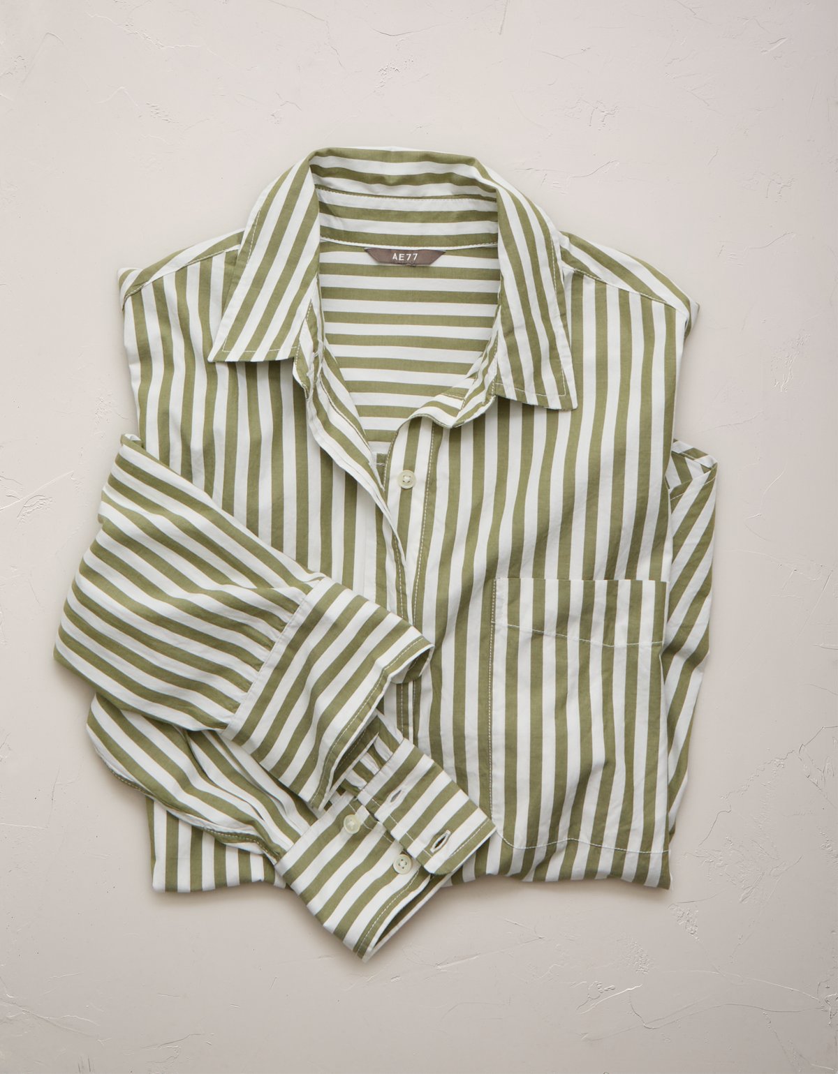AE77 Premium Oversized Poplin Button-Up Shirt - image 4
