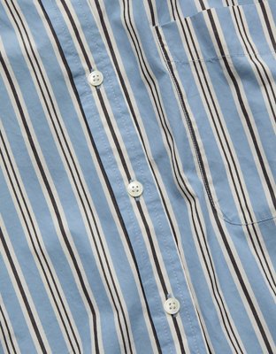 AE77 Premium Oversized Poplin Button-Up Shirt