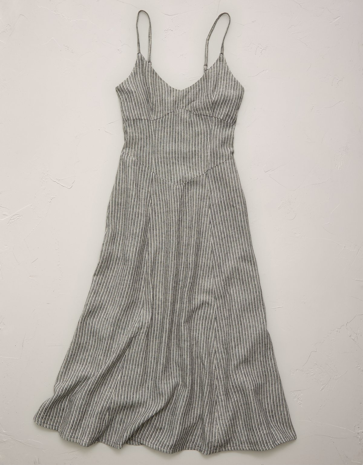 AE77 Linen-Blend Slip Dress - image 3