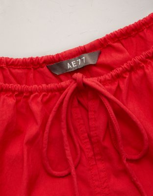 AE77 Poplin Cami Mini Dress