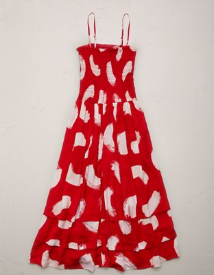AE77 Smocked Maxi Dress