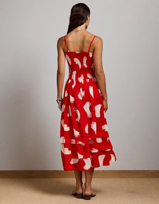 AE77 Smocked Maxi Dress
