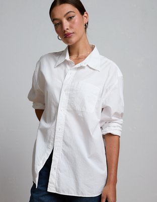 AE77 Premium Poplin Boyfriend Shirt