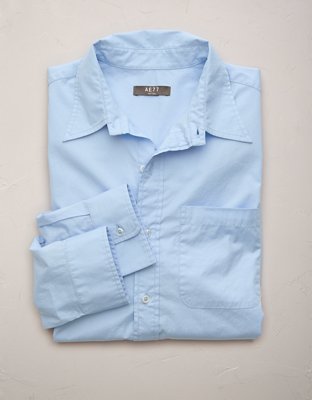 AE77 Premium Oversized Poplin Boyfriend Shirt