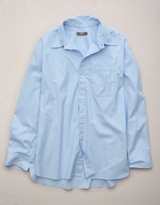 AE77 Premium Oversized Poplin Boyfriend Shirt