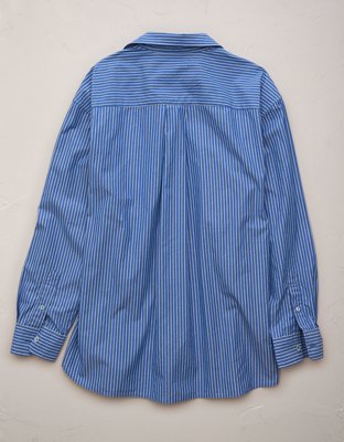 AE77 Premium Oversized Poplin Boyfriend Shirt