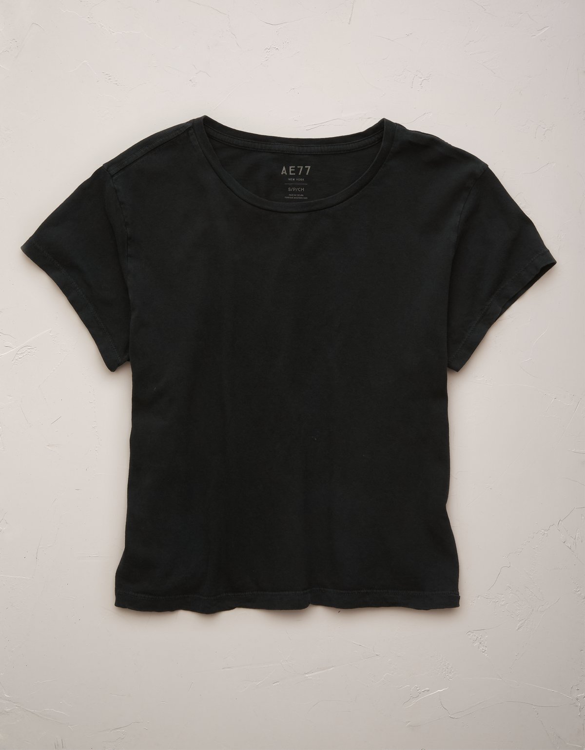 AE77 Premium Boxy Cropped Crewneck T-Shirt - image 3