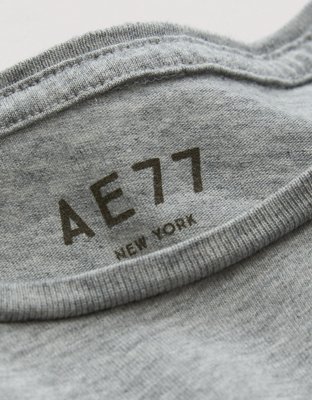 AE77 Premium Boxy Cropped Crewneck Tee