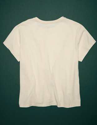 AE77 Premium Boxy Cropped Crewneck T-Shirt