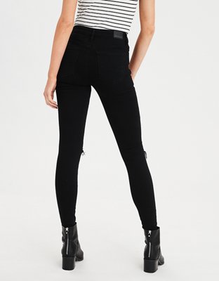 american eagle high rise super stretch jeans