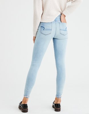 Женские джинсы American Eagle AE 360 Ne(x)t Level Super High-Waisted Jegging Crop — фото 2