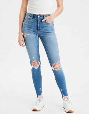 american eagle super high rise jeans