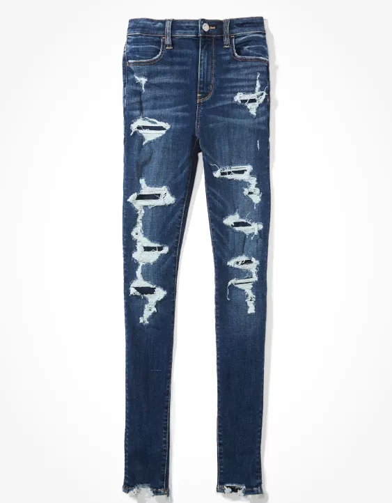 AE Ne(x)t Level Patched Super High-Waisted Jegging