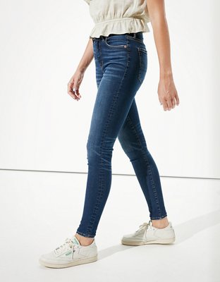 Женские джинсы American Eagle AE Lu(x)e Super High-Waisted Jegging — фото 4