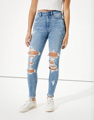 american eagle jeans high waisted