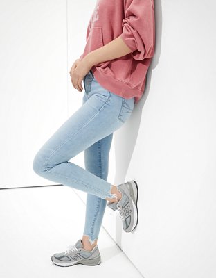 Женские джинсы American Eagle AE Ne(x)t Level Temp Tech Super High-Waisted Jegging — фото 4