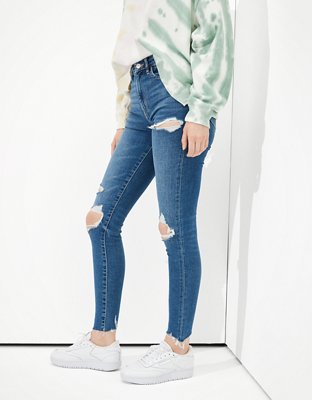 american eagle jeans super high rise