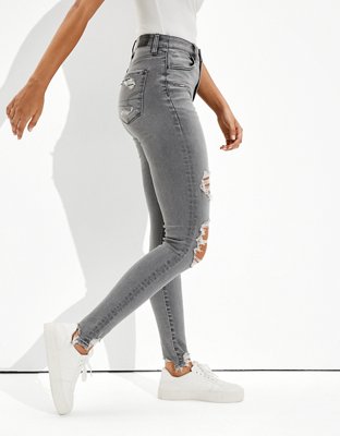 american eagle jeans super high rise