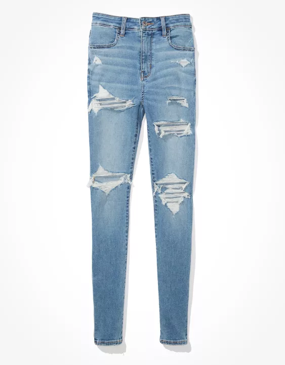 AE Ne(x)t Level Ripped Super High-Waisted Jegging