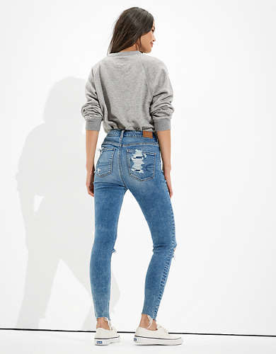 AE Forever Soft Ripped Super High-Waisted Jegging