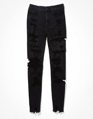 Женские джинсы American Eagle AE Forever Soft Ripped Super High-Waisted Jegging — фото 3