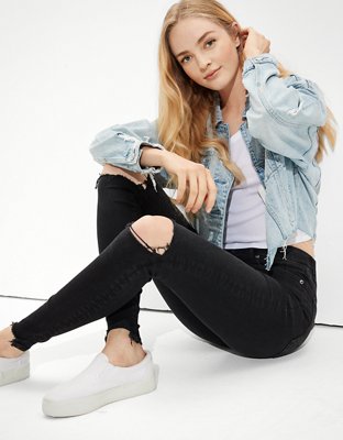 AE Lu(x)e Ripped Super High-Waisted Jegging