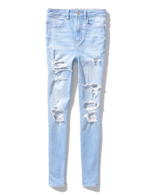 AE Ne(x)t Level Super High-Waisted Jegging con rasgados
