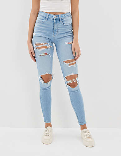 AE Ne(x)t Level Ripped Super High-Waisted Jegging