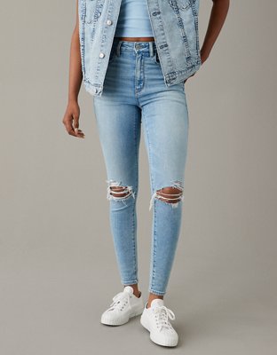 AE Next Level Ripped Super High-Waisted Jegging