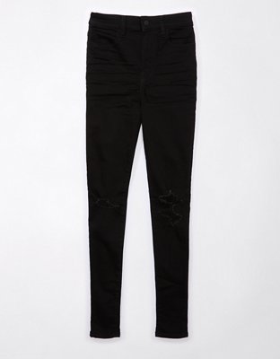 American Eagle Next Level Stretch High Rise Black Jeggings sz 8 - $18 -  From Tara