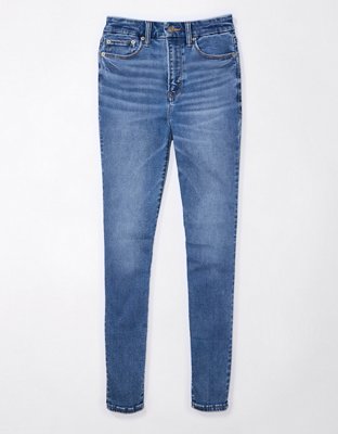 High-Waisted Natalie Jegging in Coloured Denim - 25