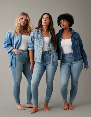 Jeans XS-4XL Women Fleece Lined Winter Jegging Jeans Genie Slim Fashion  Jeggings Leggings 2 Real