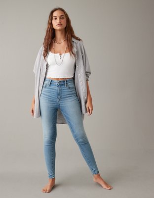 Buy Light Grey Jeans & Jeggings for Women by REA-LIZE Online