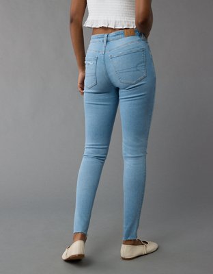 AE Next Level Super High-Waisted Ripped Jegging