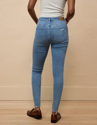 AE Next Level Super High-Waisted Ripped Jegging