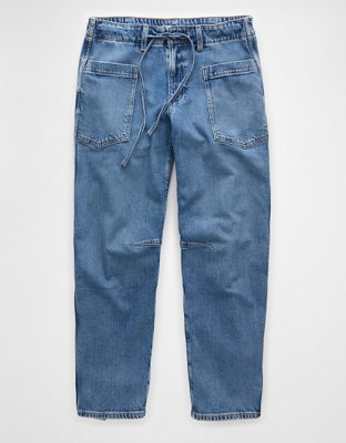 WIDE STRAIGHT DENIM PANTS
