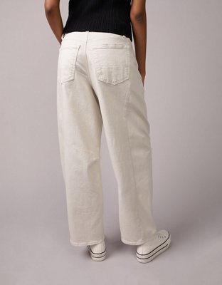 AE Dreamy Drape Strigid Barrel Jean