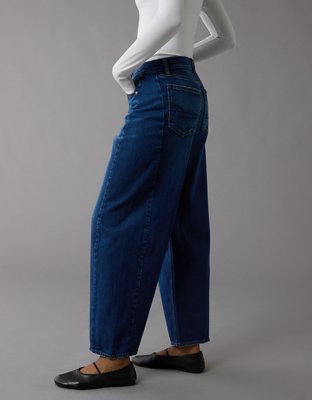 AE Dreamy Drape Strigid Barrel Jean