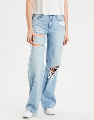 american eagle wide leg crop jeans