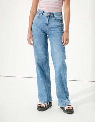 AE Ripped Super High-Waisted Baggy Wide-Leg Jean